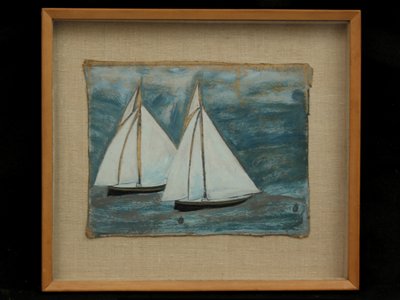 Deux voiliers, c.1930 - Alfred Wallis