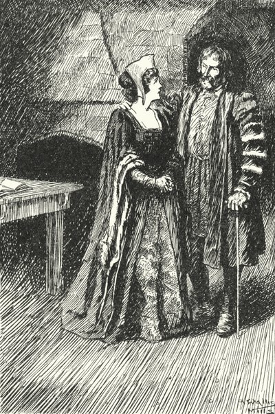 Margaret Roper, fille aînée de Sir Thomas More, rendant visite à son père en prison, 1535 - Alfred Wallis Mills