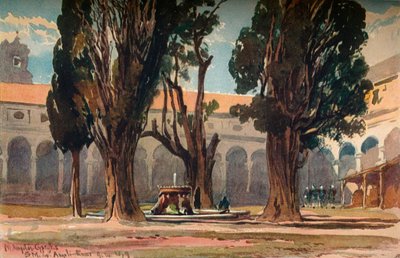Santa Maria Degli Angeli, Rome, vers 1870 - Alfred Waterhouse