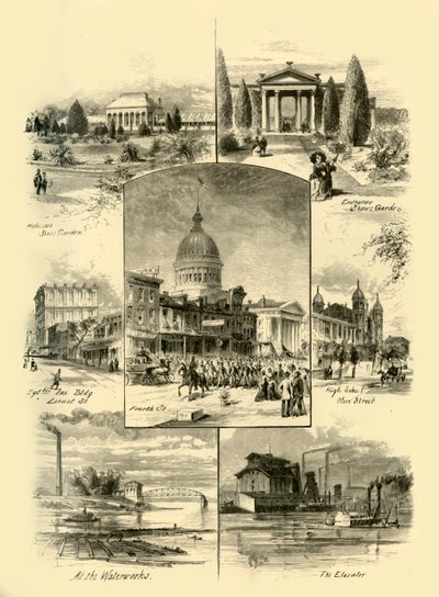 Scènes à Saint-Louis, 1874 - Alfred Rudolph Waud