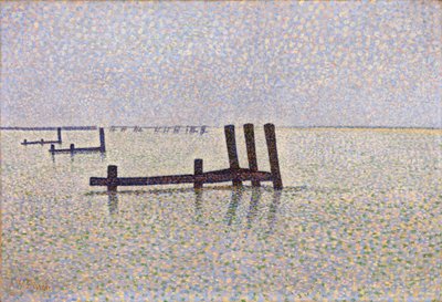 Vue de la Manche à Nieuport en Belgique - Alfred William Finch