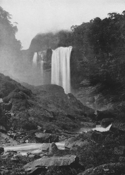 Chutes de Laxapana, c1890, 1910 - Alfred William Amandus Plate
