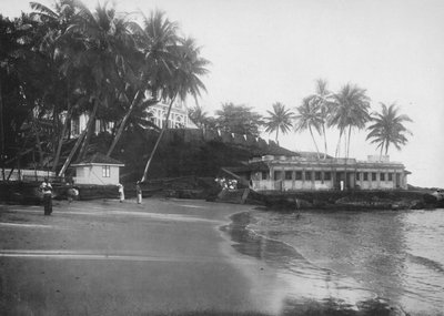 Hôtel Mount Lavinia et pavillon de baignade, c1890, 1910 - Alfred William Amandus Plate