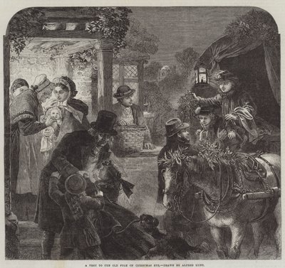 Une Visite aux Anciens la Veille de Noël - Alfred William Hunt
