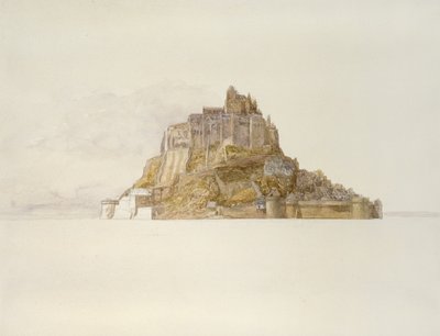 Mont St Michel depuis les sables - Alfred William Hunt
