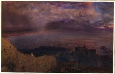 Naples, ou Terre de feu couvant - Alfred William Hunt