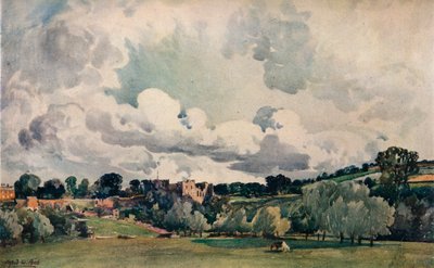 Château de Ludlow, vers 1880 - Alfred William Rich