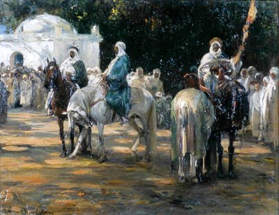 Devant le Meshhed, c.1903 - Alfred von Wierusz Kowalski