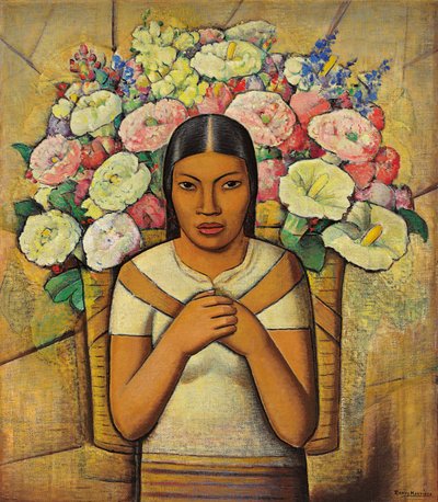 Vendeuse de fleurs - Alfredo Ramos Martinez