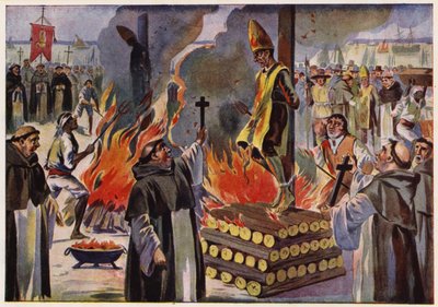 Exécution par le feu sous l