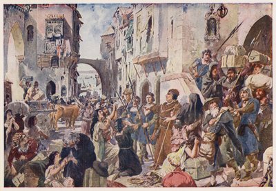 Expulsion des Juifs du Portugal - Alfredo Roque Gameiro