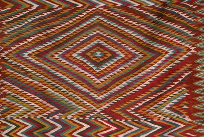 Tapis de la vallée du Mzab, détail - Algerian School