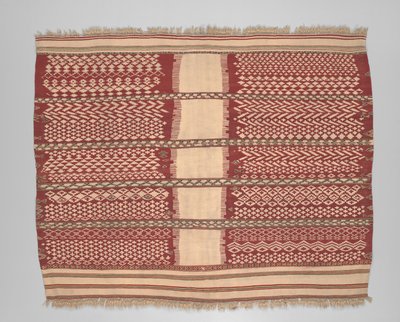 Couverture ou cape cérémonielle de femme (axellal), fin 19e siècle - Algerian School