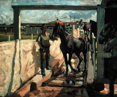 Le bain de soufre pour la gale, vers 1918 - Algernon Mayow Talmage