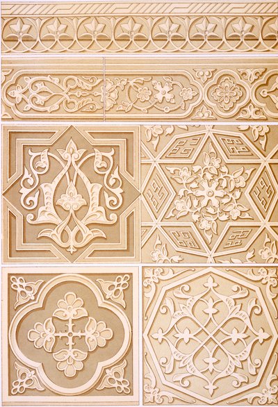 Études détaillées de décoration architecturale, publié en 1883 - Alhusain Fawzy
