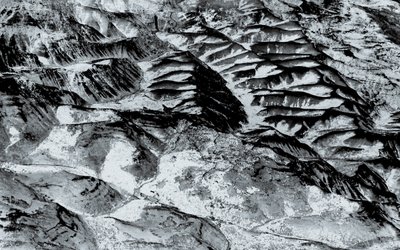 Over Nevada, 2018 (photographie peinte à la main) - Alice Gur-Arie