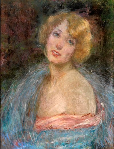 Blonde avec Boa - Alice Pike Barney