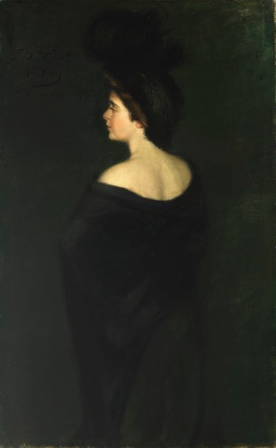 Laura en noir - Alice Pike Barney