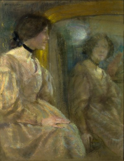 Réflexion sur le miroir - Alice Pike Barney