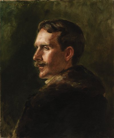 Le manteau de fourrure, vers 1898 - Alice Pike Barney