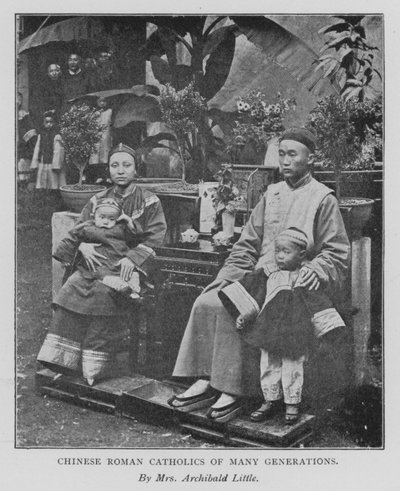 Catholiques romains chinois de plusieurs générations - Alicia Little