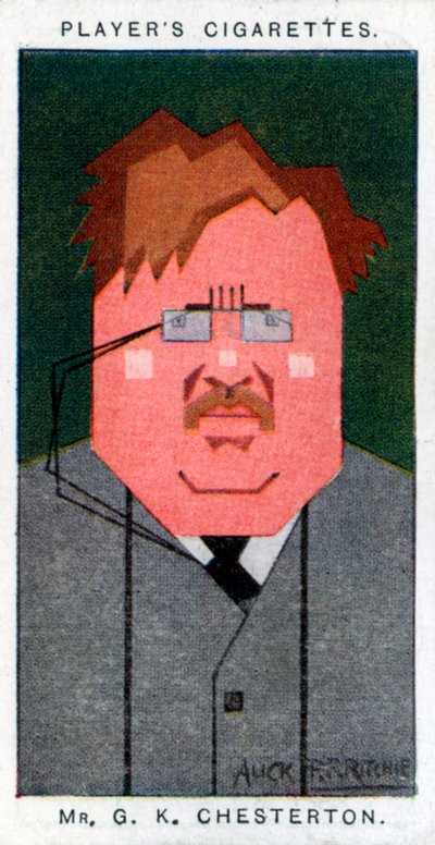 GK Chesterton, poète, romancier et critique britannique, 1926 - Alick P. F. Ritchie