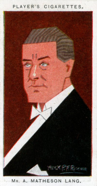 Matheson Lang, acteur-manager et dramaturge canadien, 1926 - Alick P. F. Ritchie