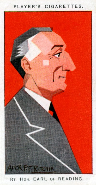 Rufus Isaacs, 1er marquis de Reading, Lord Chief Justice et diplomate, 1926 - Alick P. F. Ritchie