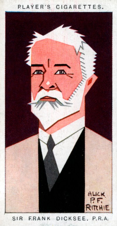 Sir Francis Bernard Dicksee, peintre britannique, 1926 - Alick P. F. Ritchie