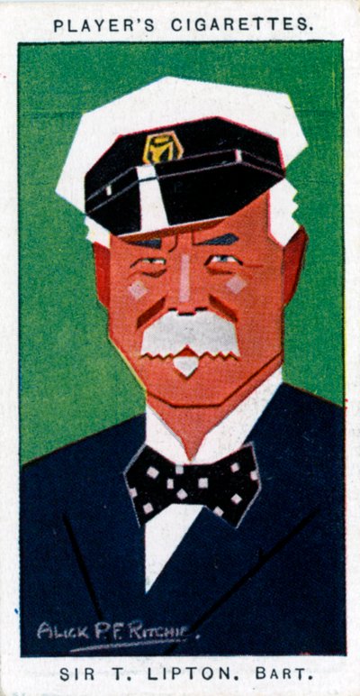 Sir Thomas Johnstone Lipton, 1er baronnet, épicier et yachtman britannique, 1926 - Alick P. F. Ritchie