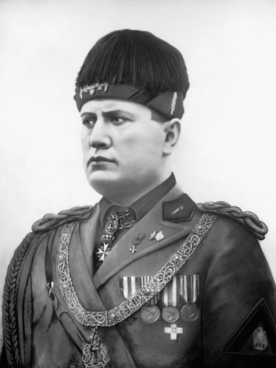 Benito Mussolini (photo n/b) - Fratelli Alinari