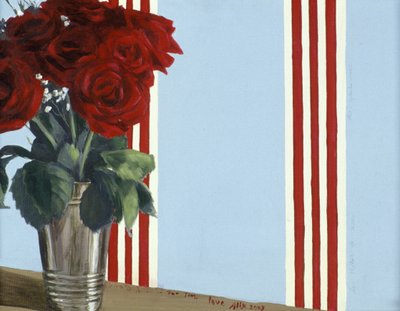 Roses rouges - Alix Contemporary Artist Soubiran Hall