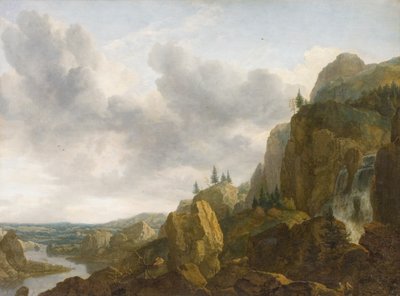 Paysage de montagne du nord avec cascade - Allaert van Everdingen