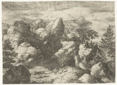 Paysage rocheux - Allaert van Everdingen