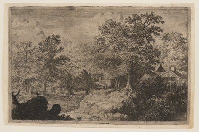 Le chêne sur la colline - Allaert van Everdingen