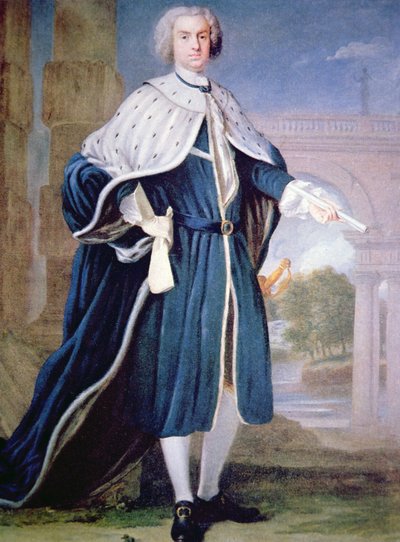 Portrait de Charles Calvert - Allan (after) Ramsay