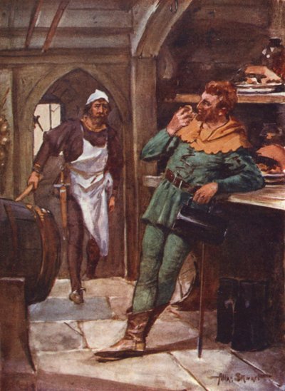 Robin des Bois et ses joyeux compagnons : Petit Jean dans le cellier - Allan (after) Stewart