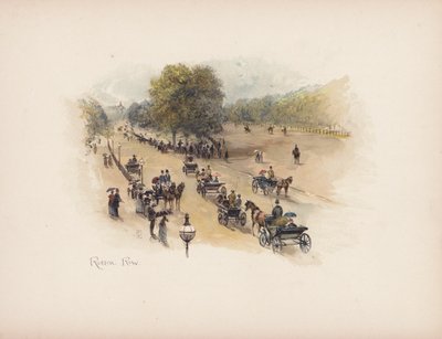 Londres familier : Rotten Row - Allan F. Barraud