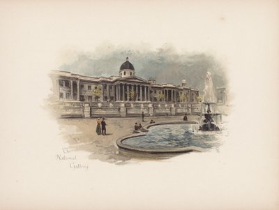 Londres familier : La National Gallery - Allan F. Barraud