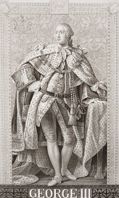 George III (1738-1820) de `Illustrations of English and Scottish History