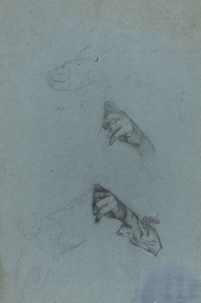 Études de main [verso] - Allan Ramsay