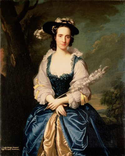 Portrait de Lady Mary Stewart, épouse de Kenneth Mackenzie, Lord Fortrose, 1749 - Allan Ramsay