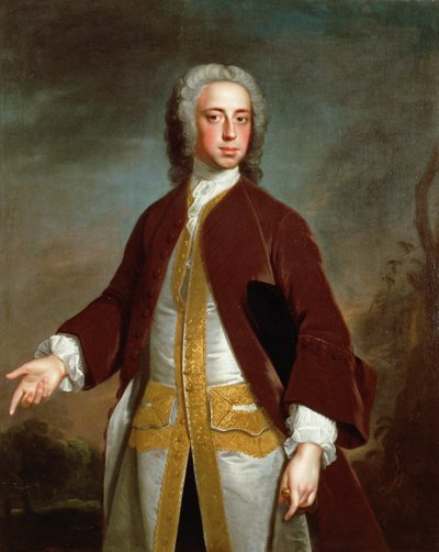 Portrait de Lord Sherard Manners, 6e fils du Duc de Rutland, avant 1742 - Allan Ramsay