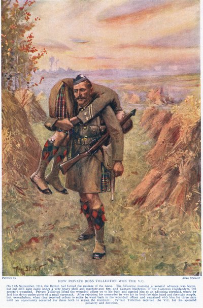 Comment le soldat Ross Tollerton a gagné la VC, illustration de 