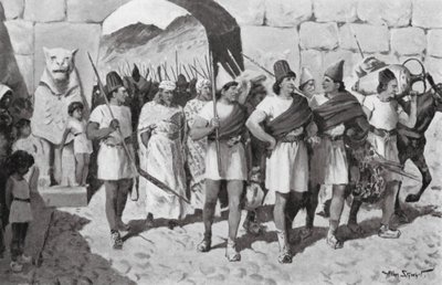 Retour de Shubbiluliuma de sa campagne syrienne - Allan Stewart