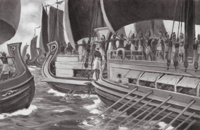Le Premier Combat naval de l