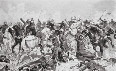 La Dernière Résistance des Rajputs contre les Mahométans en 1192 après J.-C. - Allan Stewart