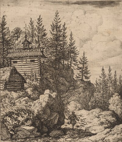 Chapelle, probablement vers 1645-1656 - Allart van Everdingen