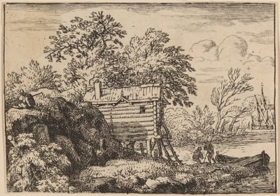 Cabane de pêcheur - Allart van Everdingen