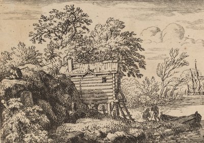 Cabane de pêcheur - Allart van Everdingen